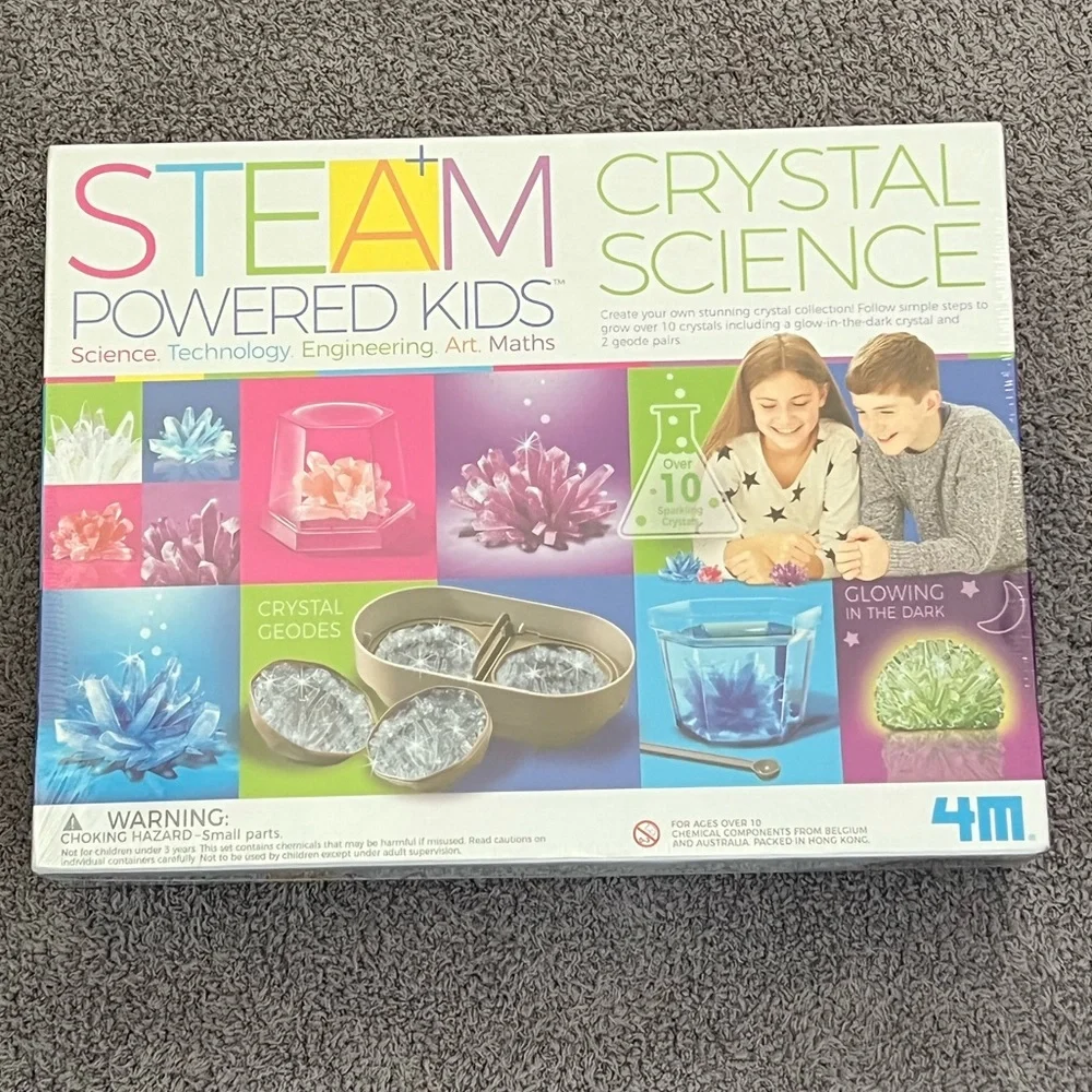 Steamed Power kids crystal science NIB